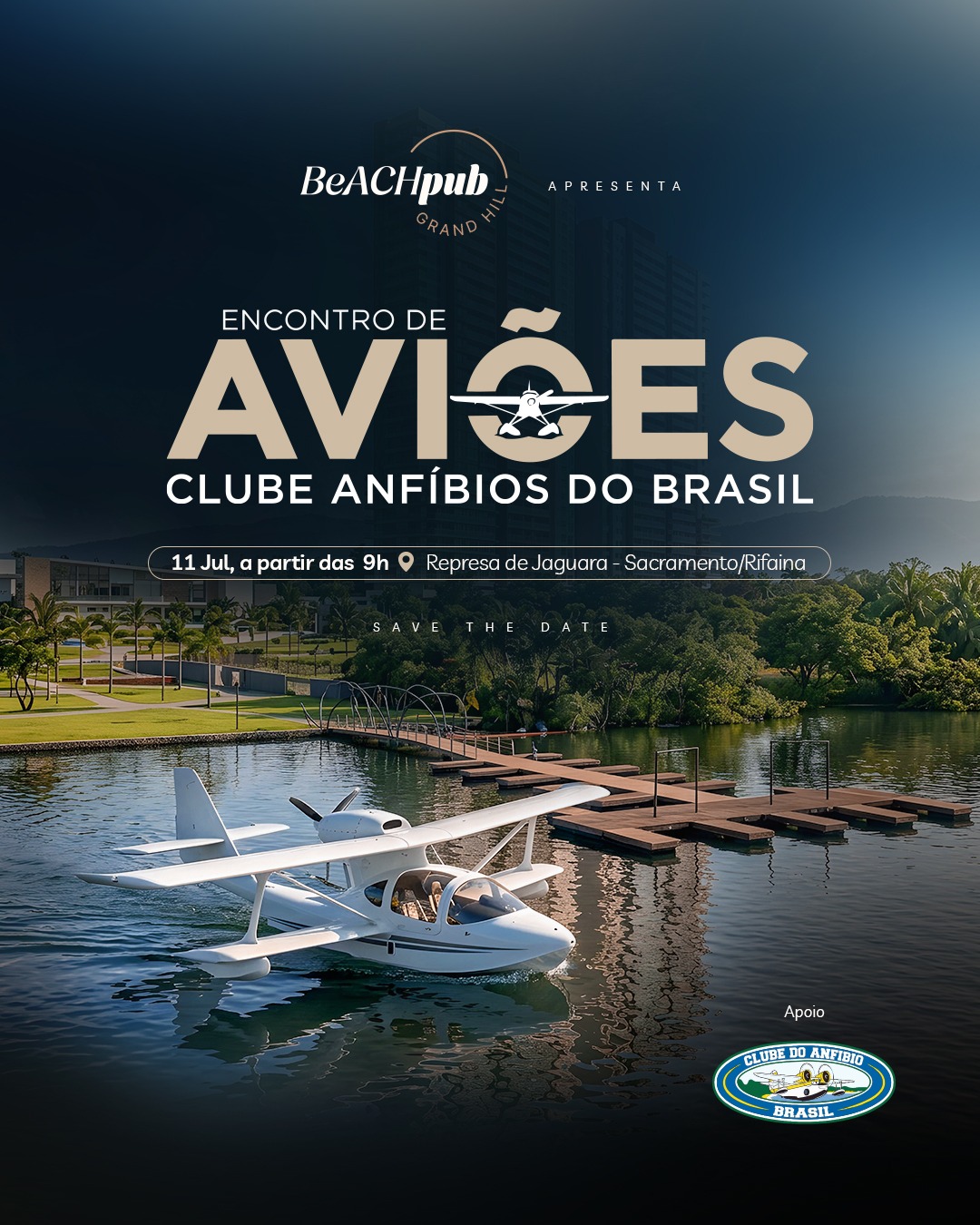 Represa de Jaguara recebe Encontro de Aviões Anfíbios e fortalece integração entre turismo, aviação e desenvolvimento regional