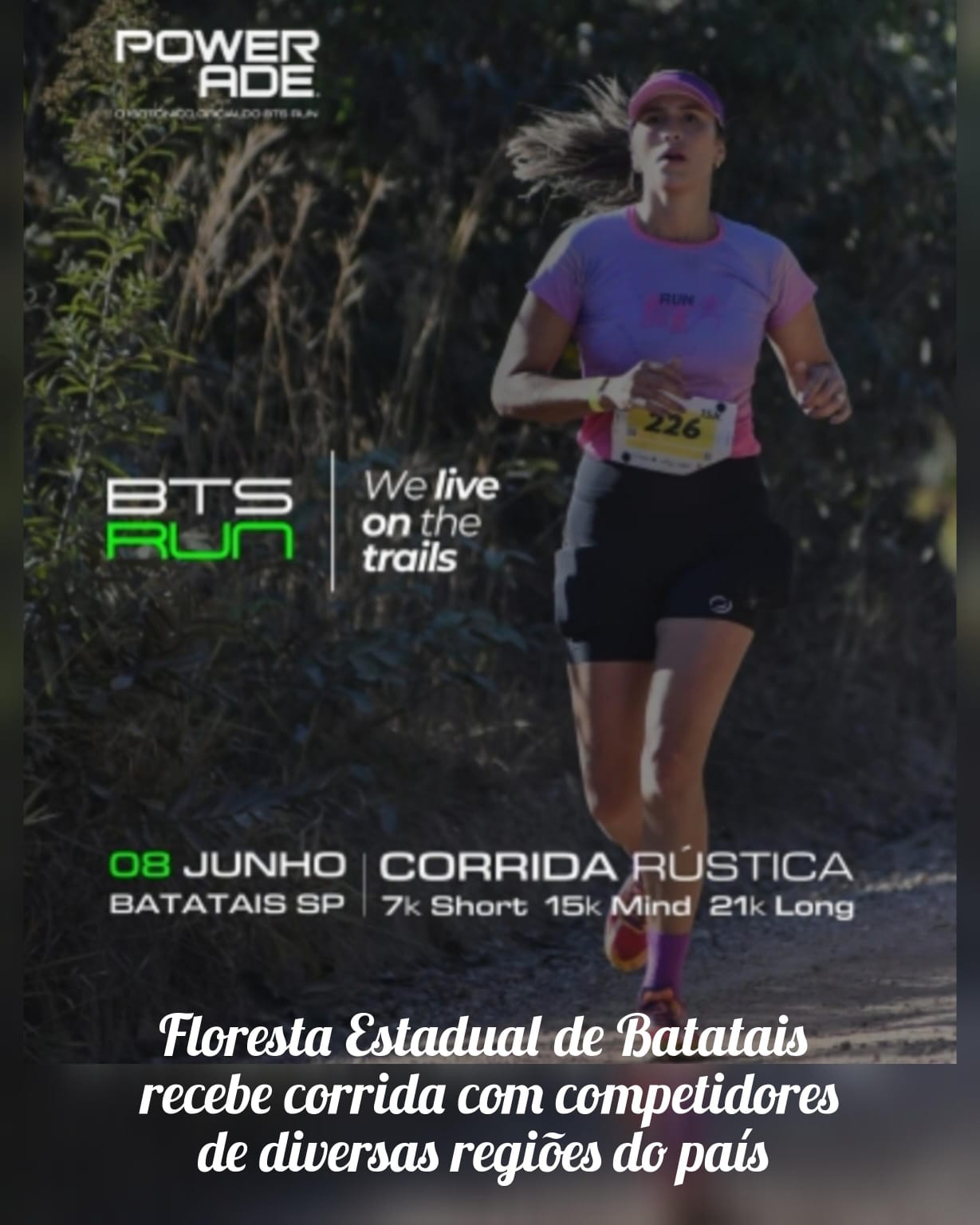 1ª Etapa do BTS Run 2025 agita Batatais com provas de corrida no Horto Florestal